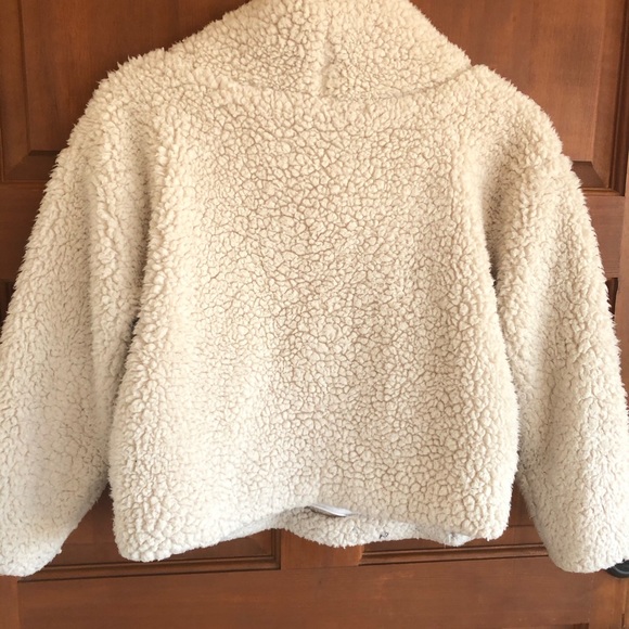Tea Collection Sherpa fleece pullover size 14 - Picture 4 of 8